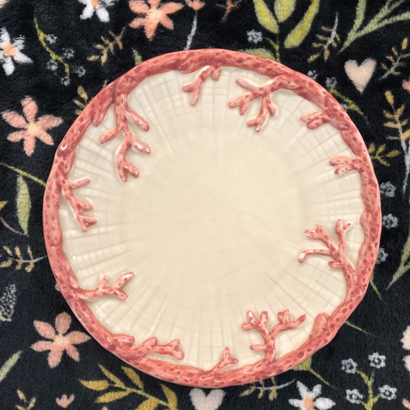 Fitz and Floyd "2 Oceana porcelain saucers for mugs/cups" - Picture 5 of 6